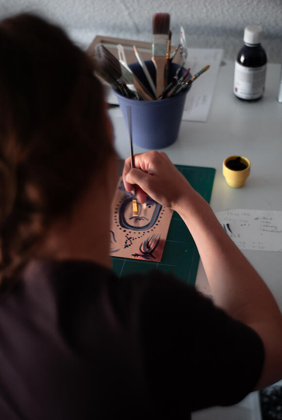 sugar lift kobberplade